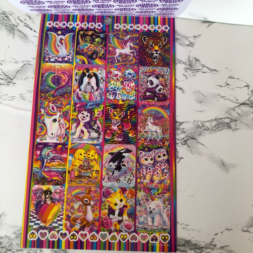 Lisa Frank Sticker Booklet: Over 600 Stickers - Picture 6 of 8
